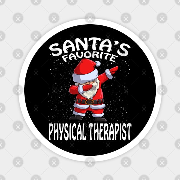 Santas Favorite Physical Therapist Christmas Magnet by intelus